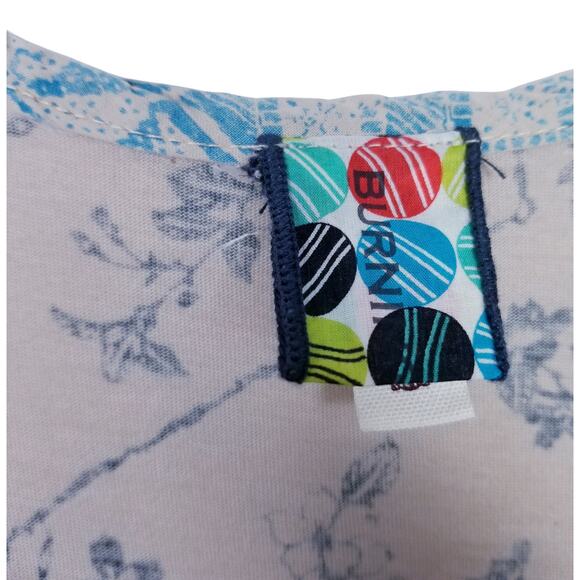 BURNING TORCH Anthropologie Fit & Flare V-neck Cotton Boho Dress - Size Small - Picture 7 of 10